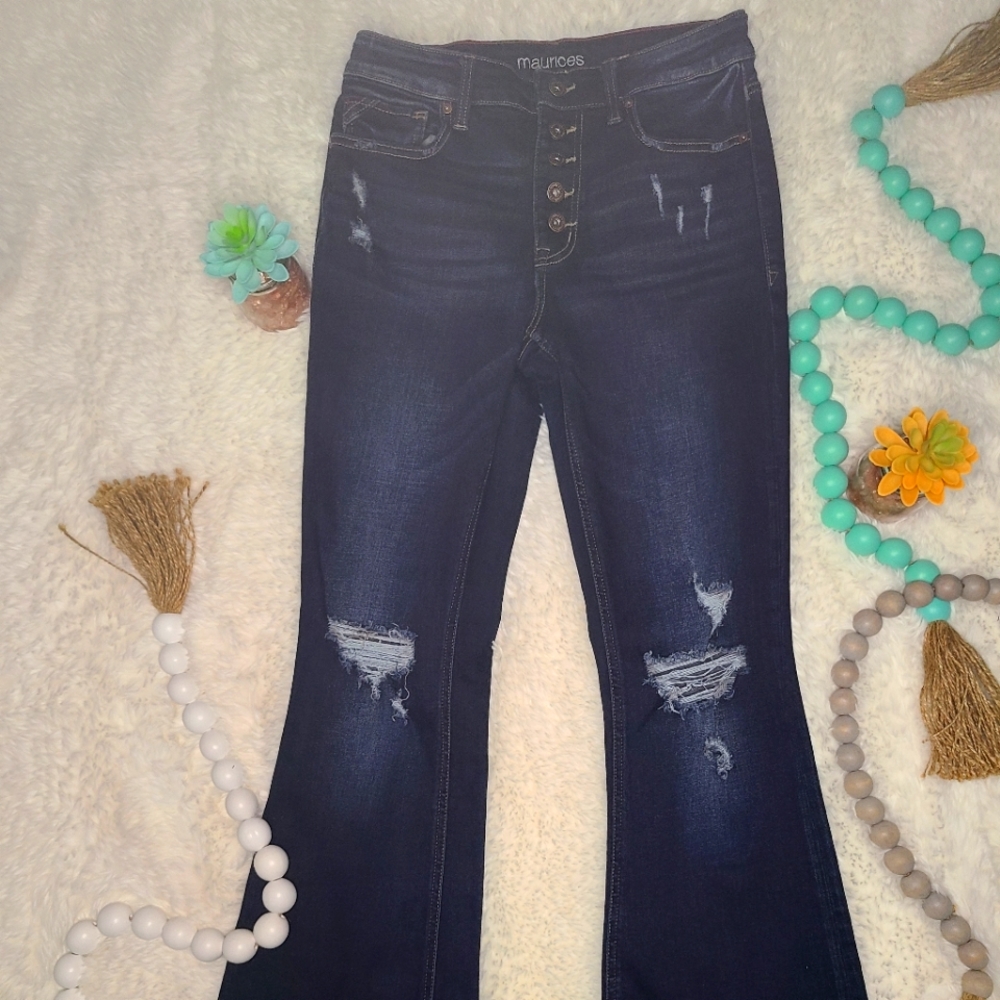 Maurices High Rise Button Fly Jeans NWOT